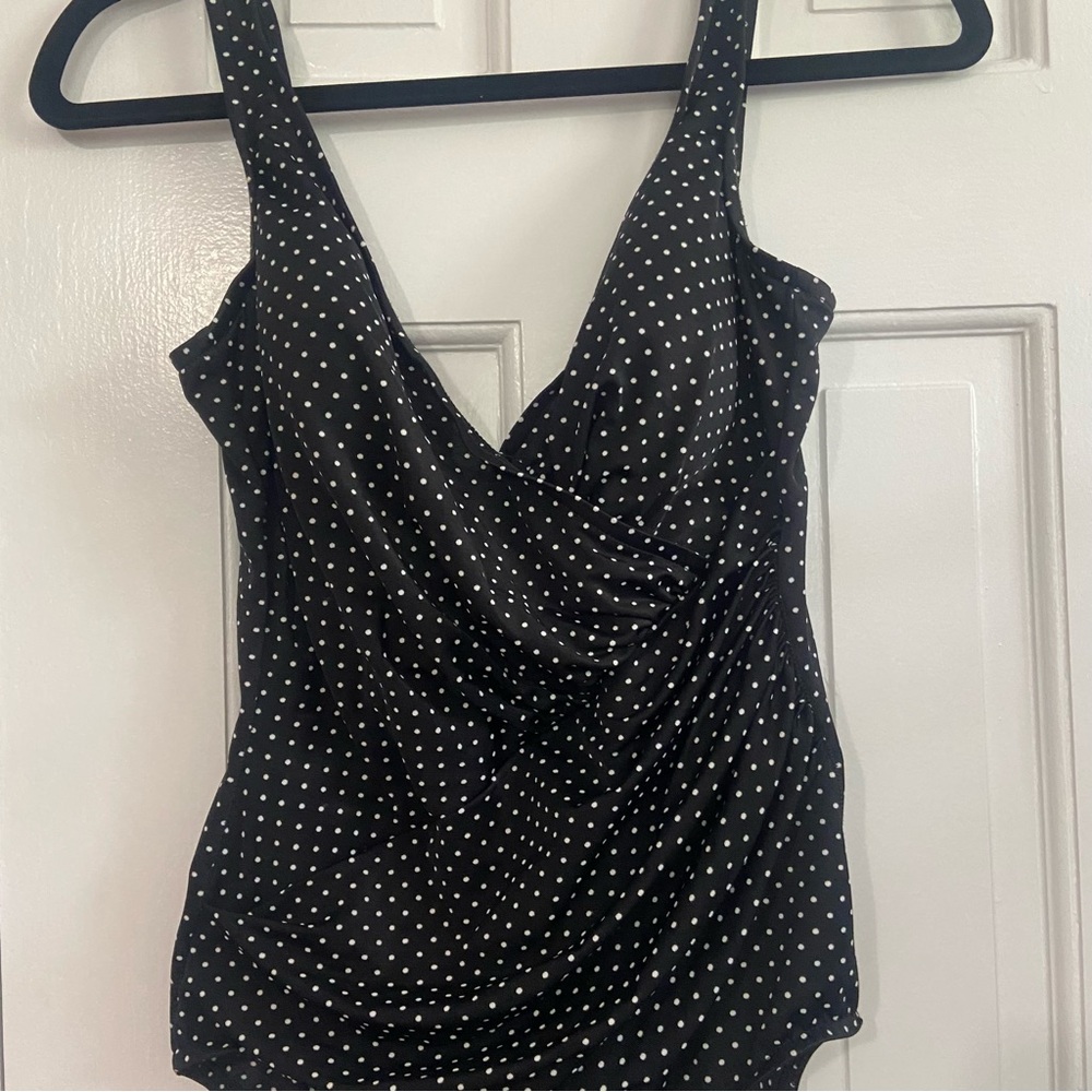 Miraclesuit Pin Point Oceanus Swimsuit One Piece Dot Print - 10 - Picture 11 of 11